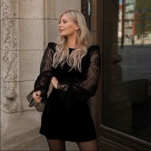 NWT The Vampire's Wife x H&M black mini dress